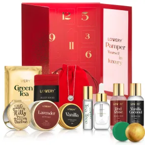 12 Days of Beauty Advent Calendar Bath & Body Care Gift Set