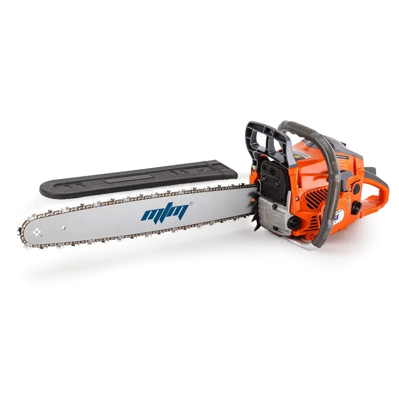 55cc Petrol Chainsaw 22" Bar, 4.3HP, Easy Start - MTM