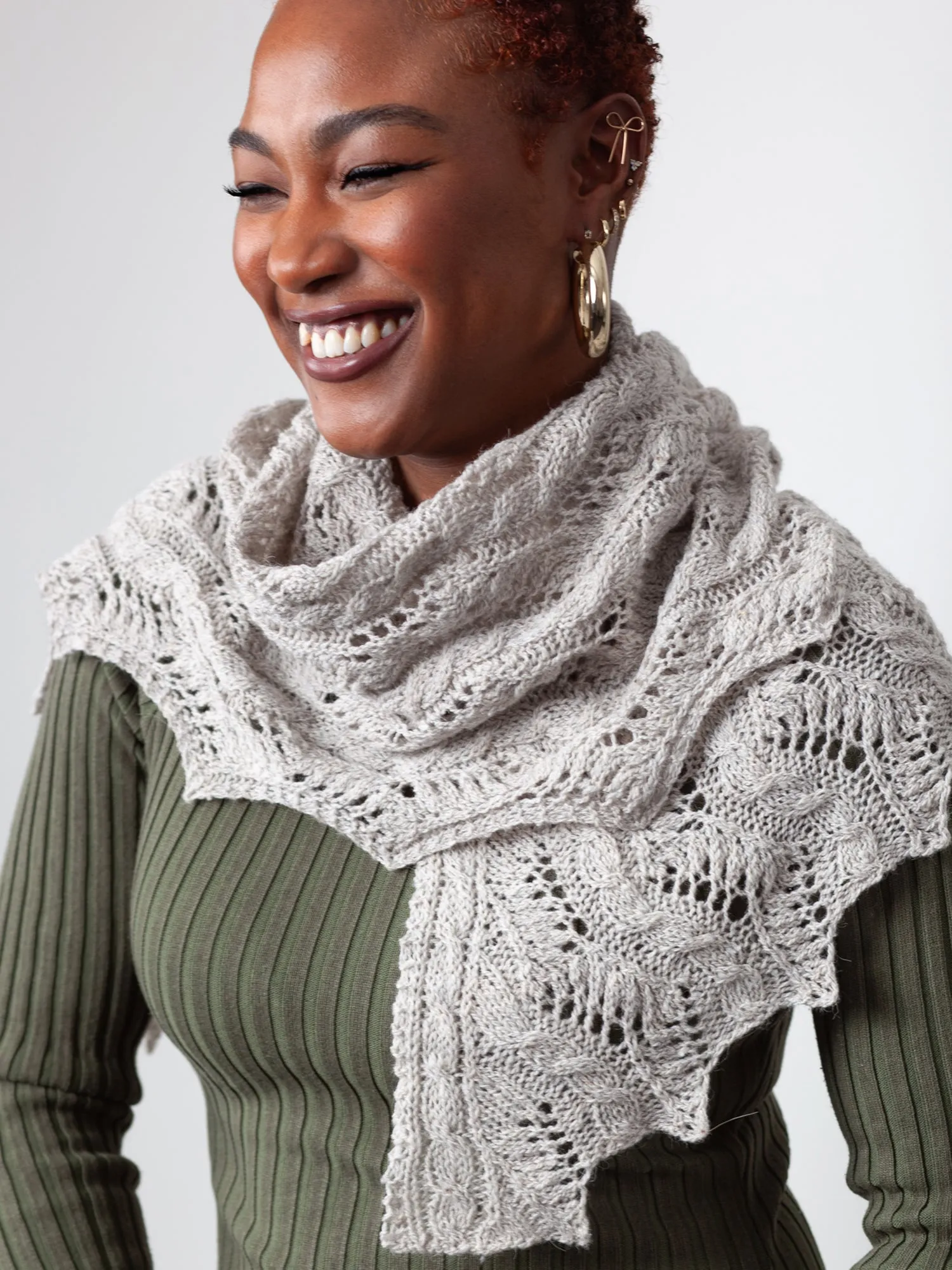 A Little Tipsy shawl <br/><small>knitting pattern</small>