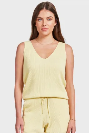 ACADEMY BRAND - Peggy Knit Top - Pine Lemon