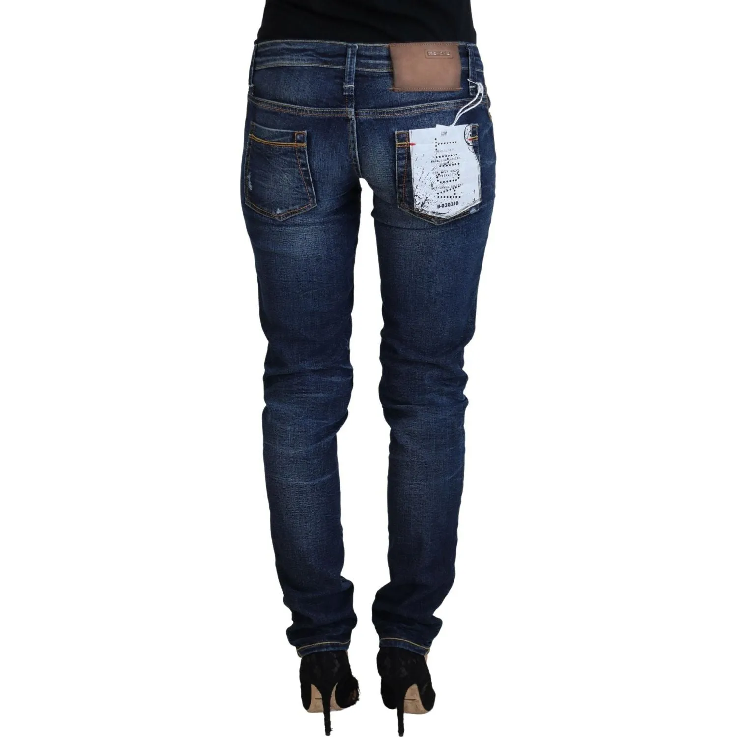 Acht Chic Low Waist Designer Skinny Jeans