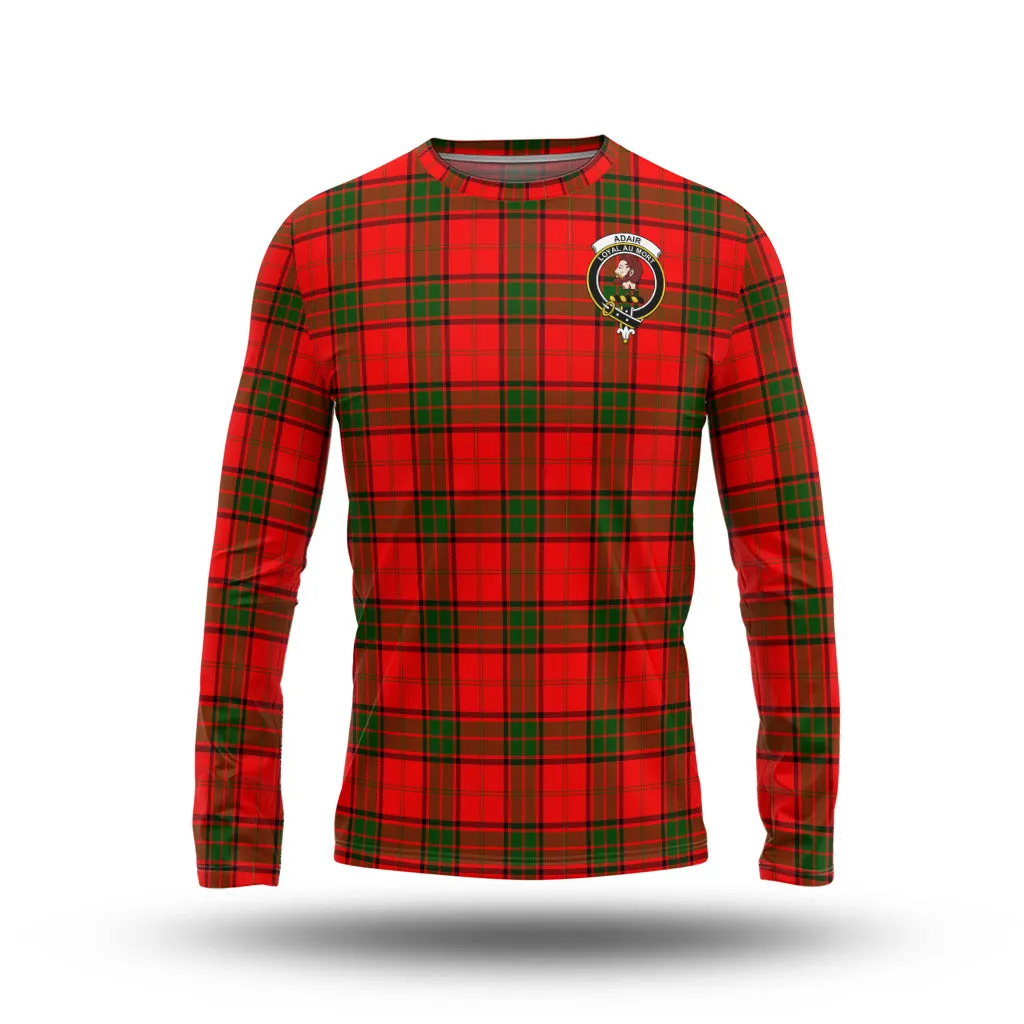 Adair Tartan Long Sleeve T-Shirt with Family Crest