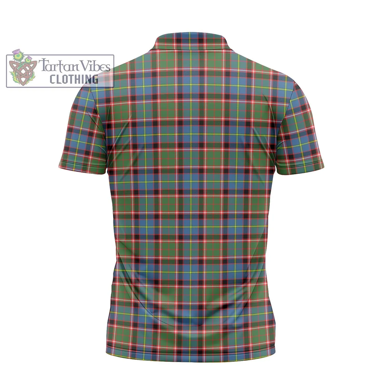 Aikenhead Tartan Zipper Polo Shirt