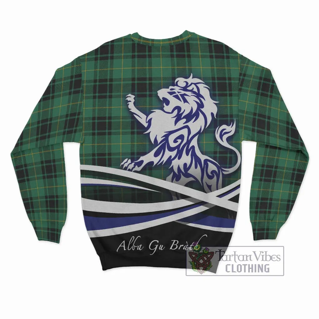 Arthur Ancient Tartan Sweatshirt with Alba Gu Brath Regal Lion Emblem