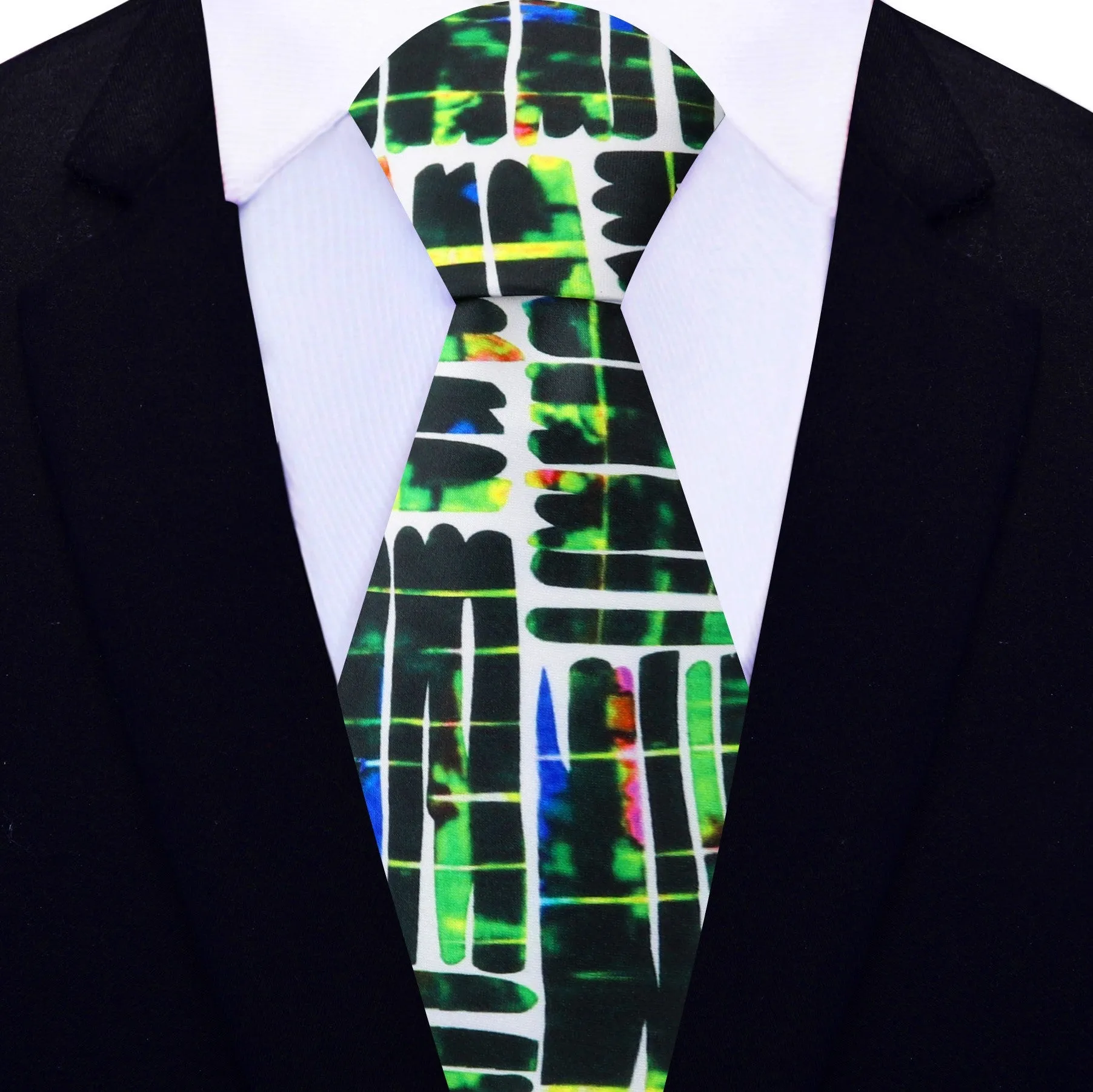 Artistic Greenscape Necktie