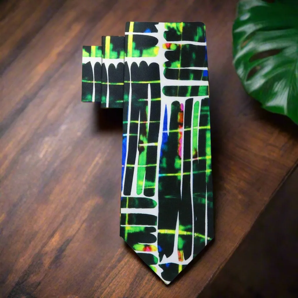 Artistic Greenscape Necktie