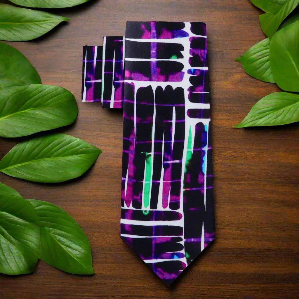 Artistic Greenscape Necktie