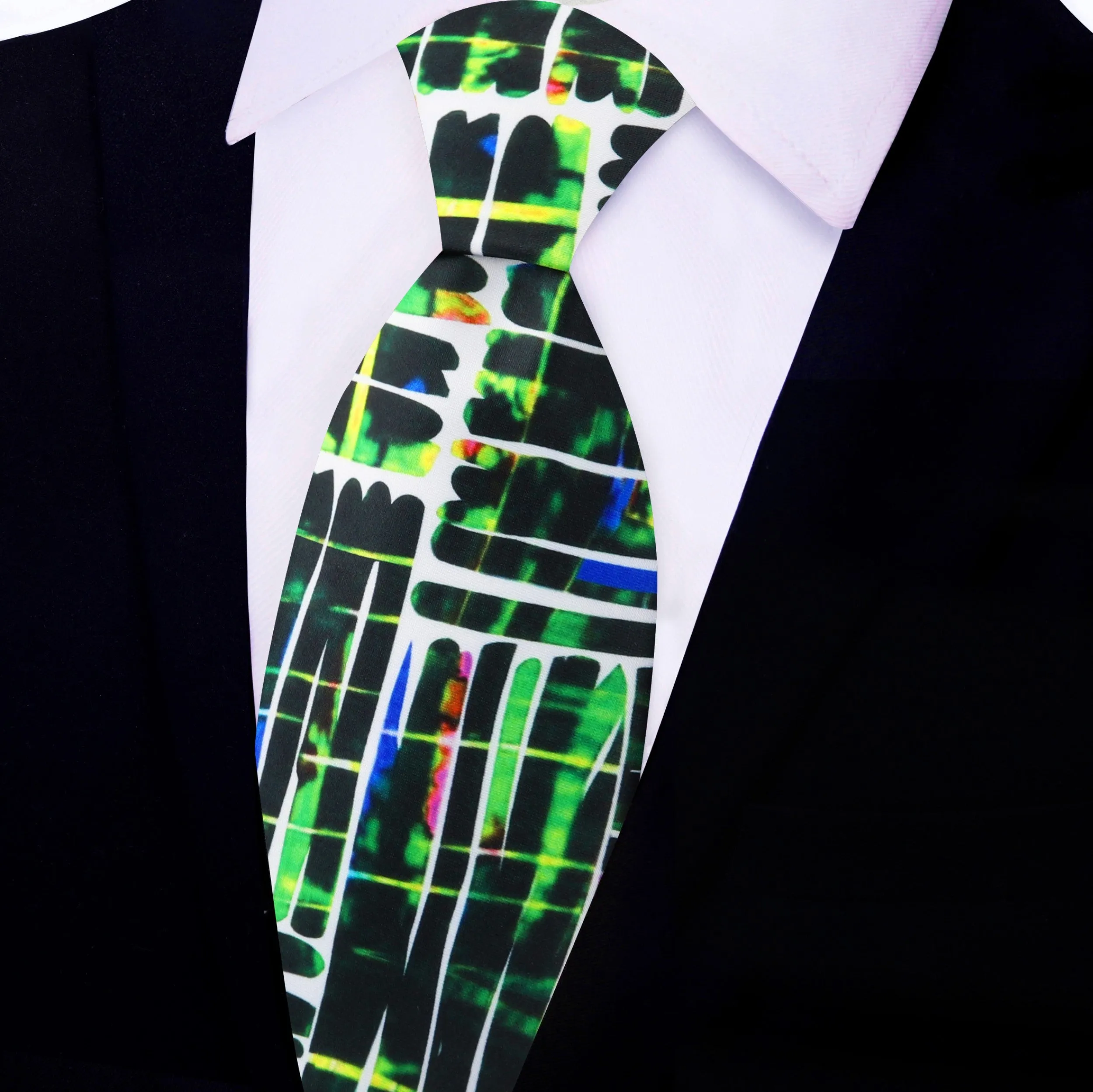 Artistic Greenscape Necktie