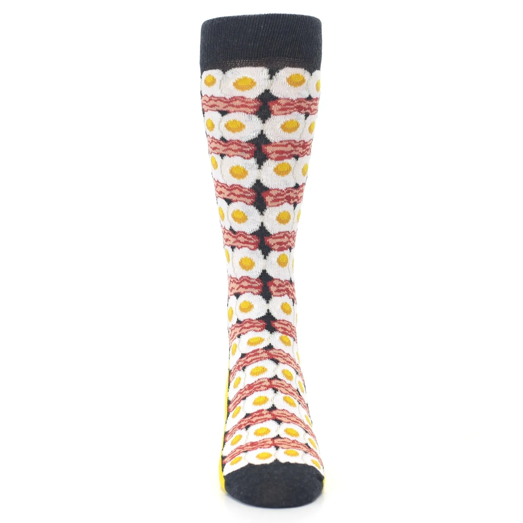 Bacon and Eggs Socks - Men's Novelty Dress Socks