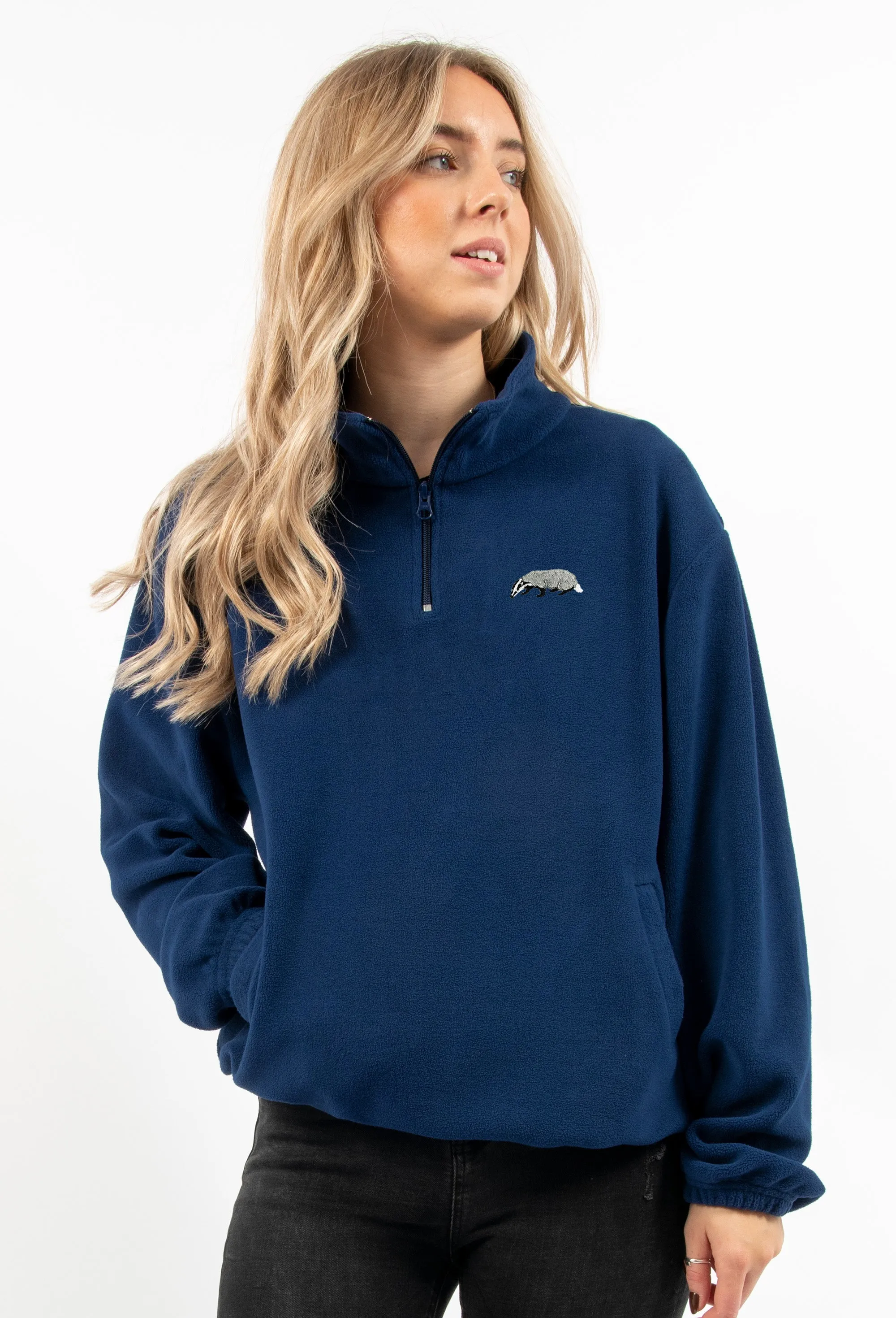 badger unisex 1/4 zip fleece