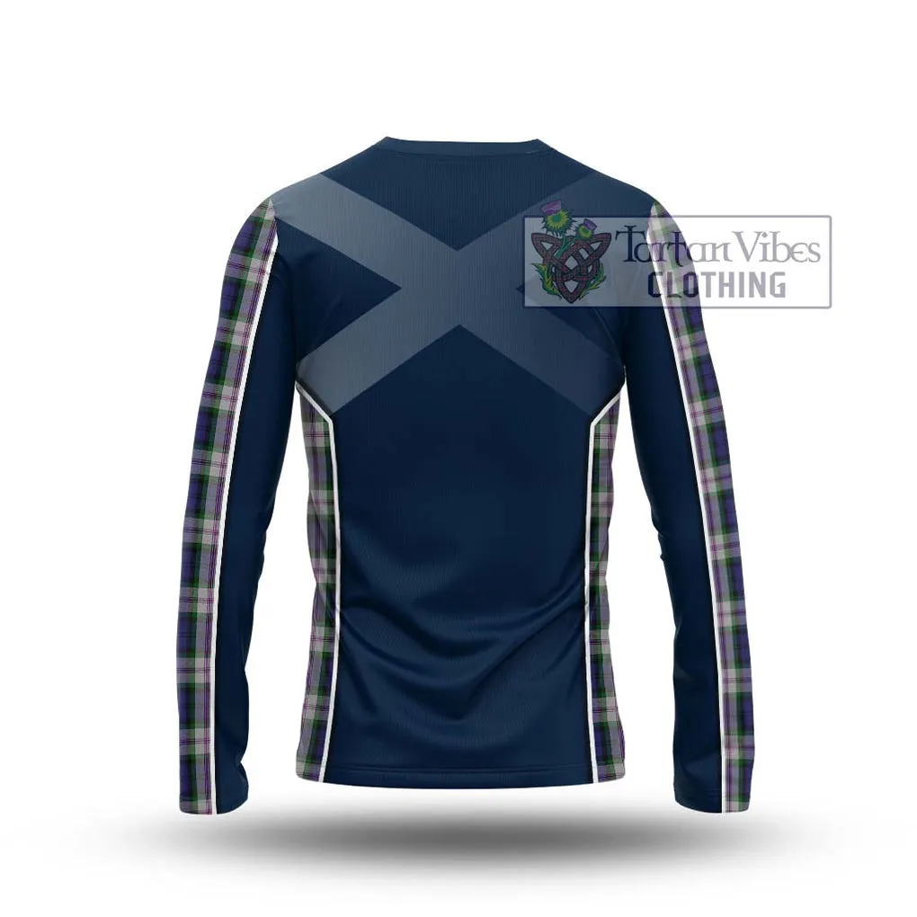 Baird Dress Tartan Long Sleeve T-Shirt with Family Crest and Lion Rampant Vibes Sport Style