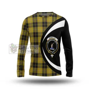 Barclay Dress Tartan Long Sleeve T-Shirt with Family Crest Circle Style