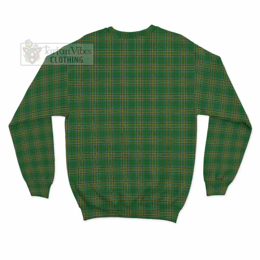 Barron Irish Clan Tartan Sweatshirt with Coat of Arms