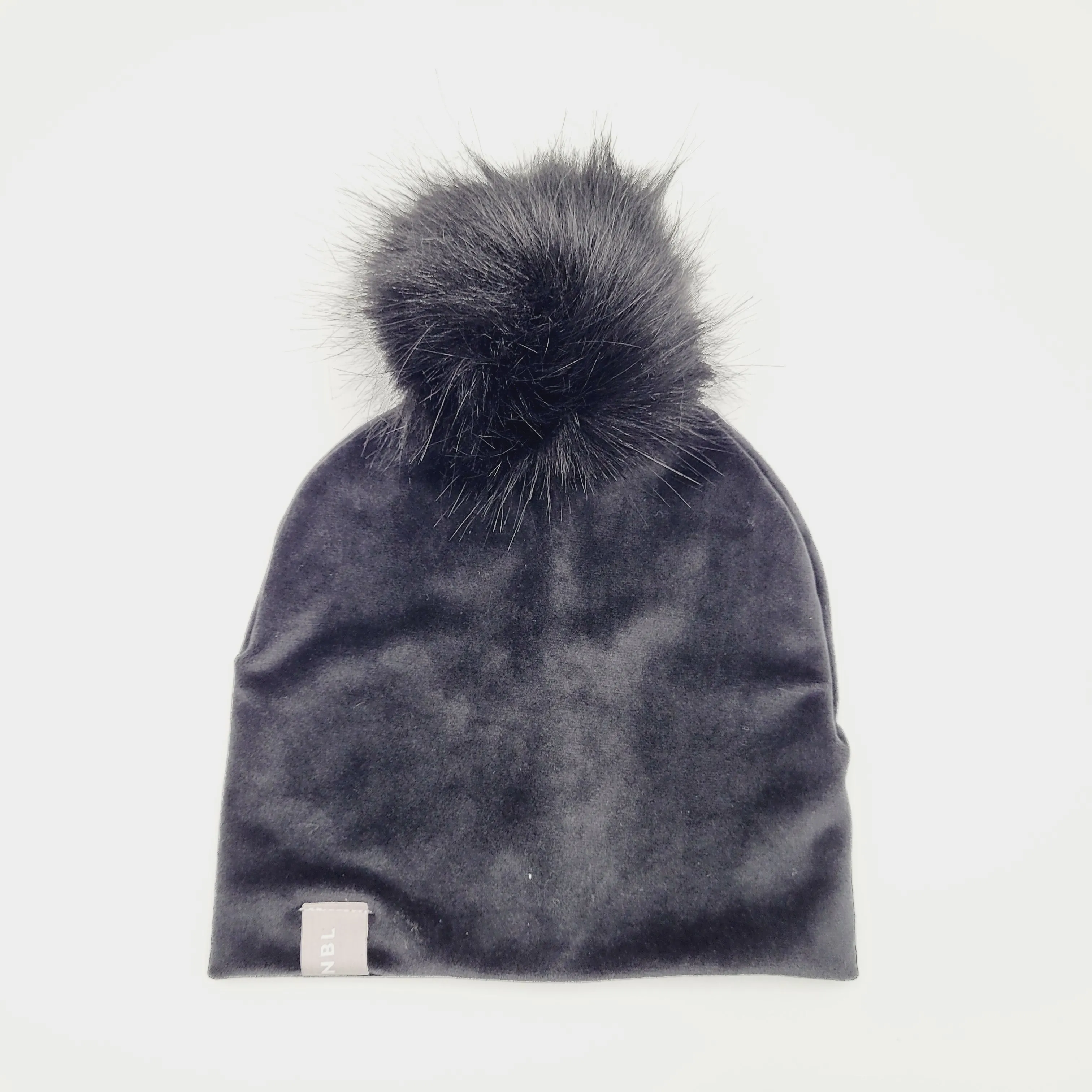 Beanie Hat (Black Velvet)