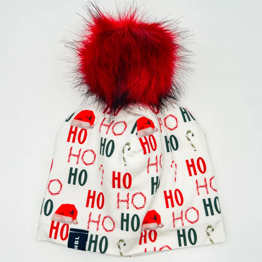 Beanie Hat (Christmas Ho Ho Ho)