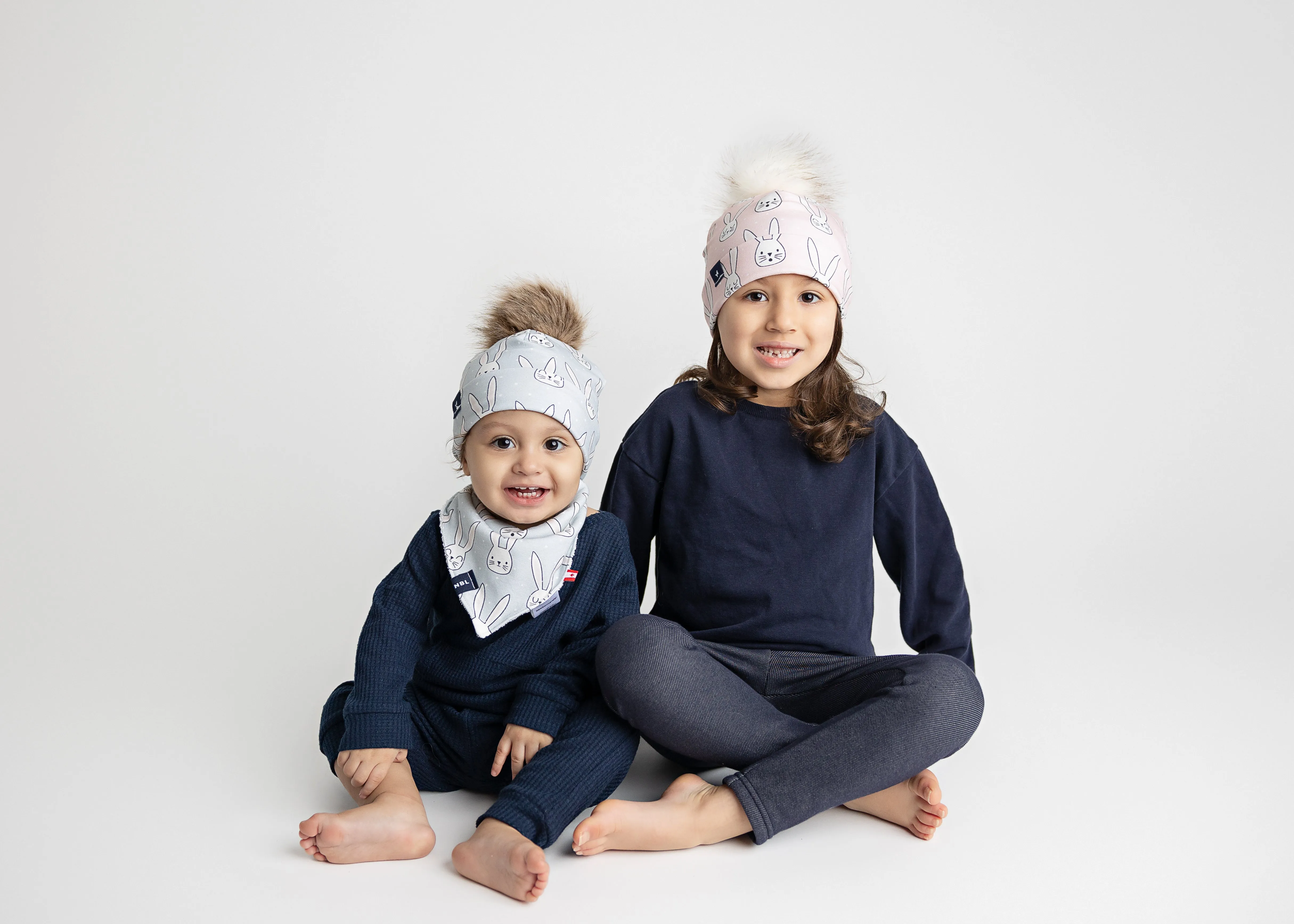 Beanie Hat (Light Blue Bunny)