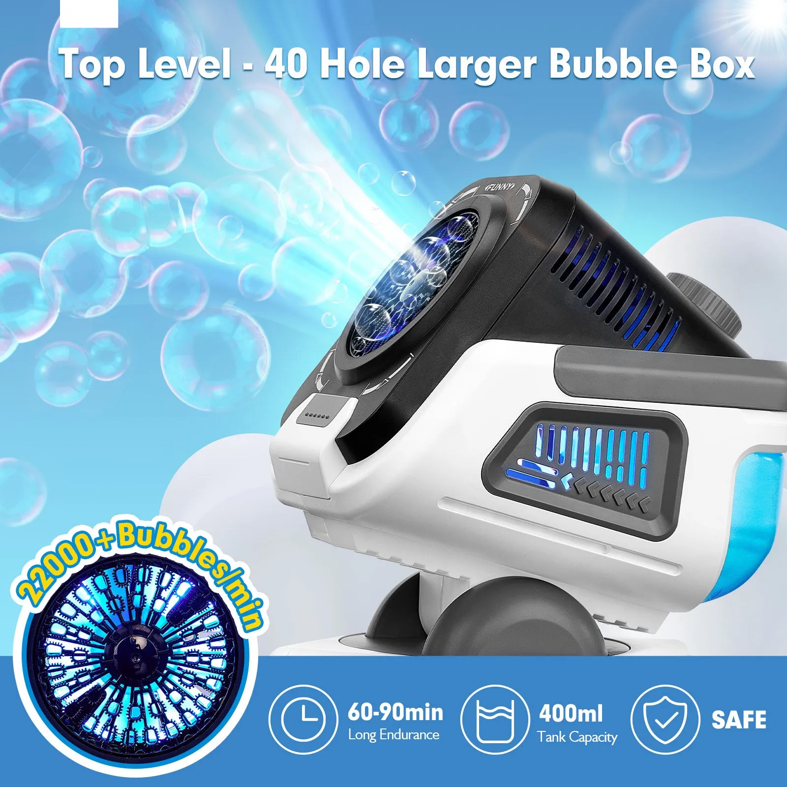 Bigger Auto Bubble Machine for Kids