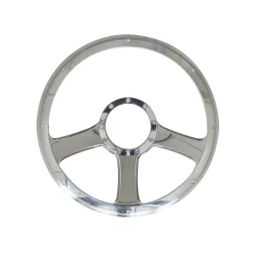 Billet Specialties 14" Anthem Steering Wheel Half Wrap