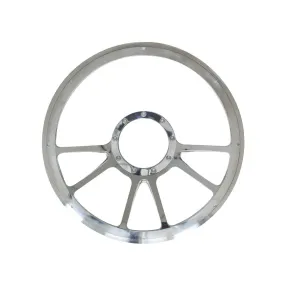 Billet Specialties 14" Edge Steering Wheel Half Wrap