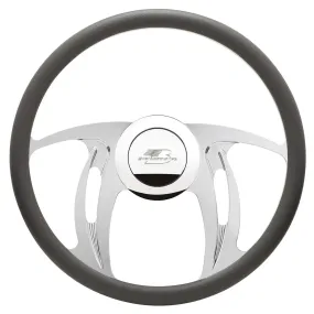 Billet Specialties Hurricane Steering Wheel Half Wrap - 15.5" Diameter - Aluminum - Polished