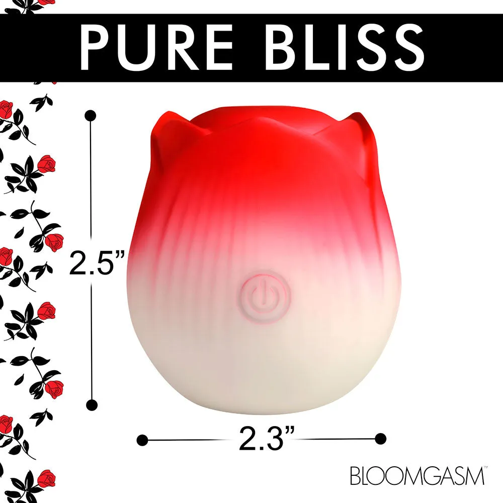 Bloomgasm Pulsing Petals Throbbing Rose Stimulator Red