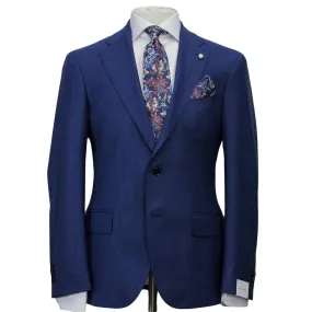 Blue Neat Loro Piana Mooving Luigi Bianchi Mantova Suit