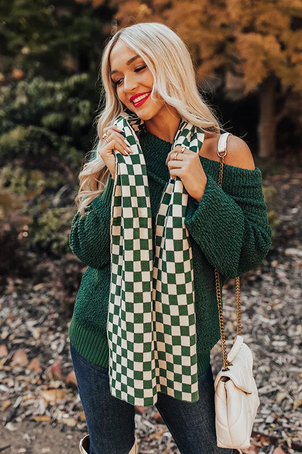 Brisk Evening Checkered Scarf