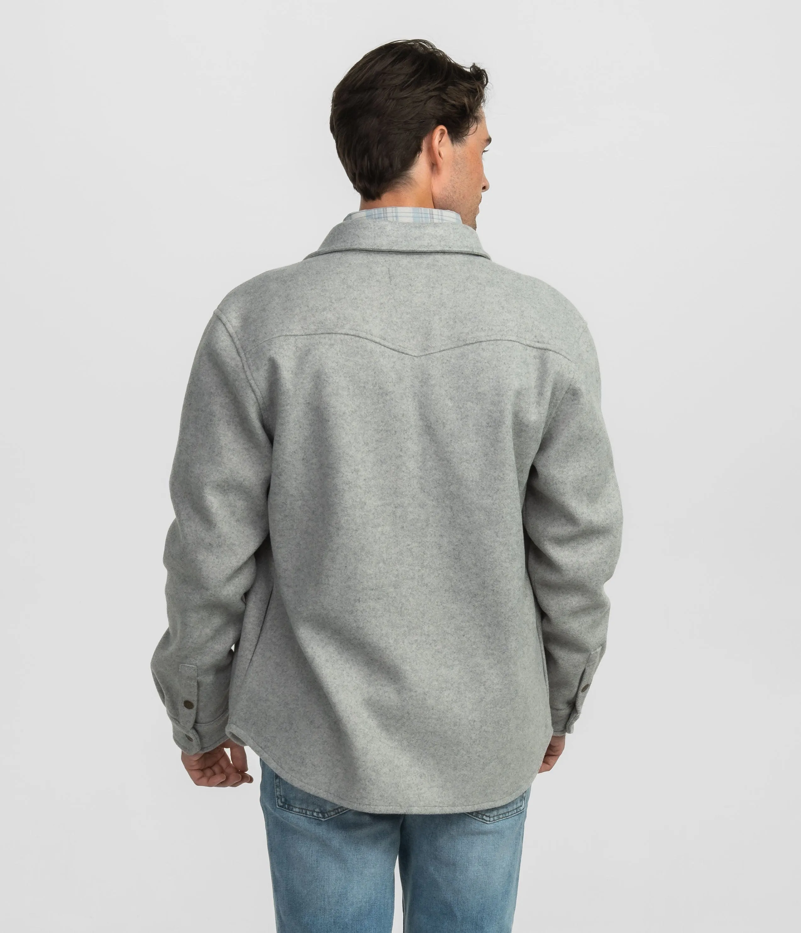 Broadway Fleece Shacket - Oyster