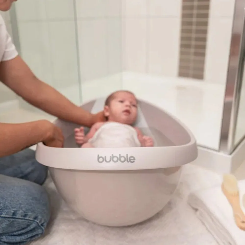 Bubble Cuddle Bath with Bath Seat Taupe