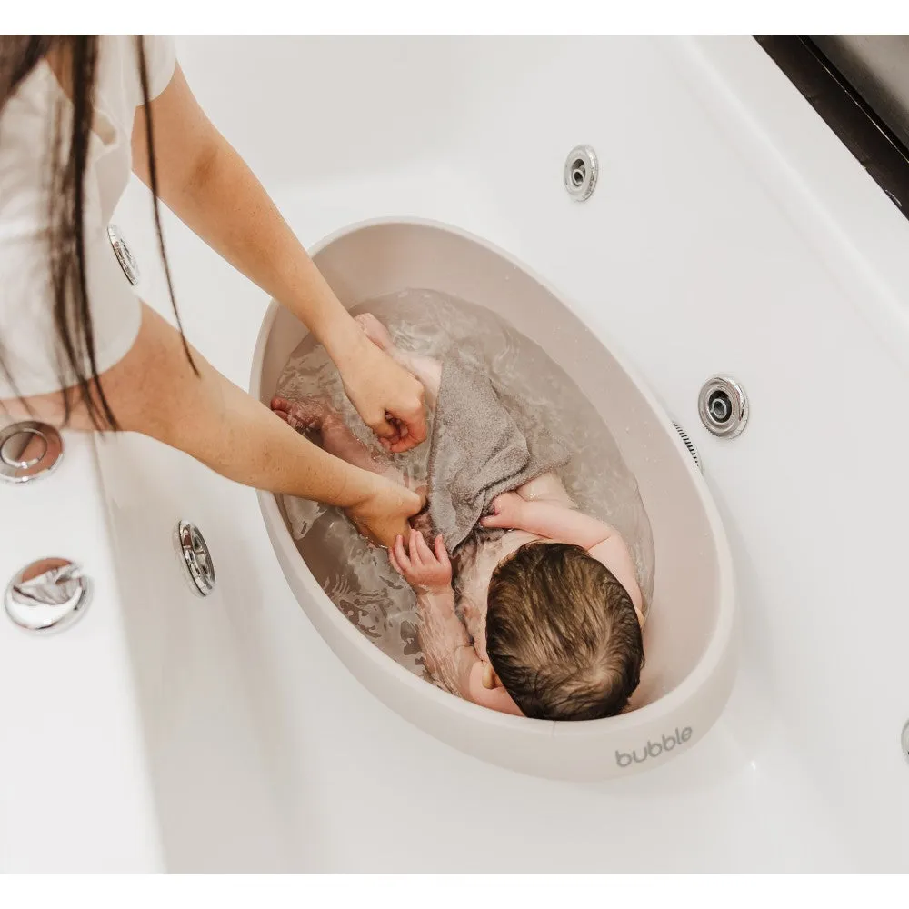 Bubble Cuddle Bath with Bath Seat - Taupe