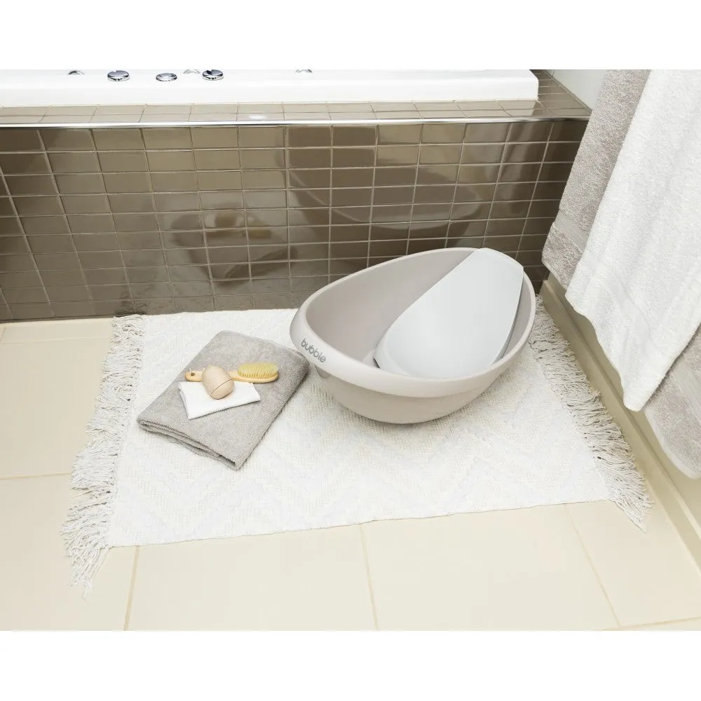 Bubble Cuddle Bath with Bath Seat - Taupe