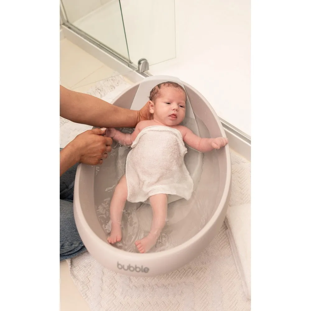 Bubble Cuddle Bath with Bath Seat - Taupe