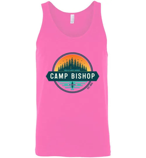 Camp Bishop Unisex Tank - Sunset Logo