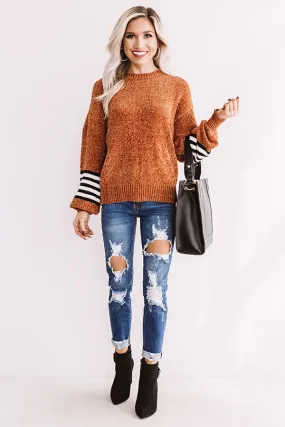 Caramel Apple Crush Chenille Sweater