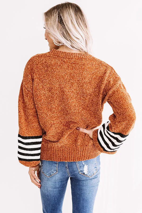 Caramel Apple Crush Chenille Sweater