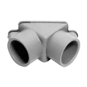 Carlon E990ER-CAR Access Pull Elbow, PVC, Gray