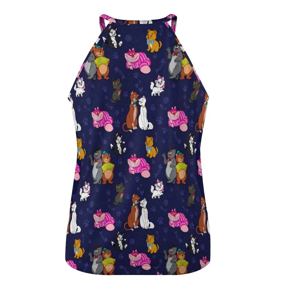 Cat Favorites Women's Round-Neck Vest Tank Top