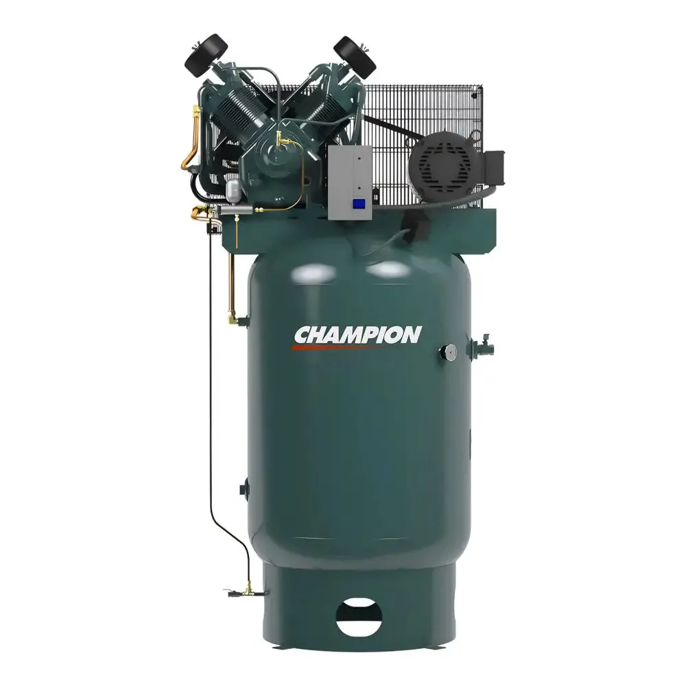 Champion 10 HP R-Series VR10-8 Vertical Air Compressor (80 Gal)