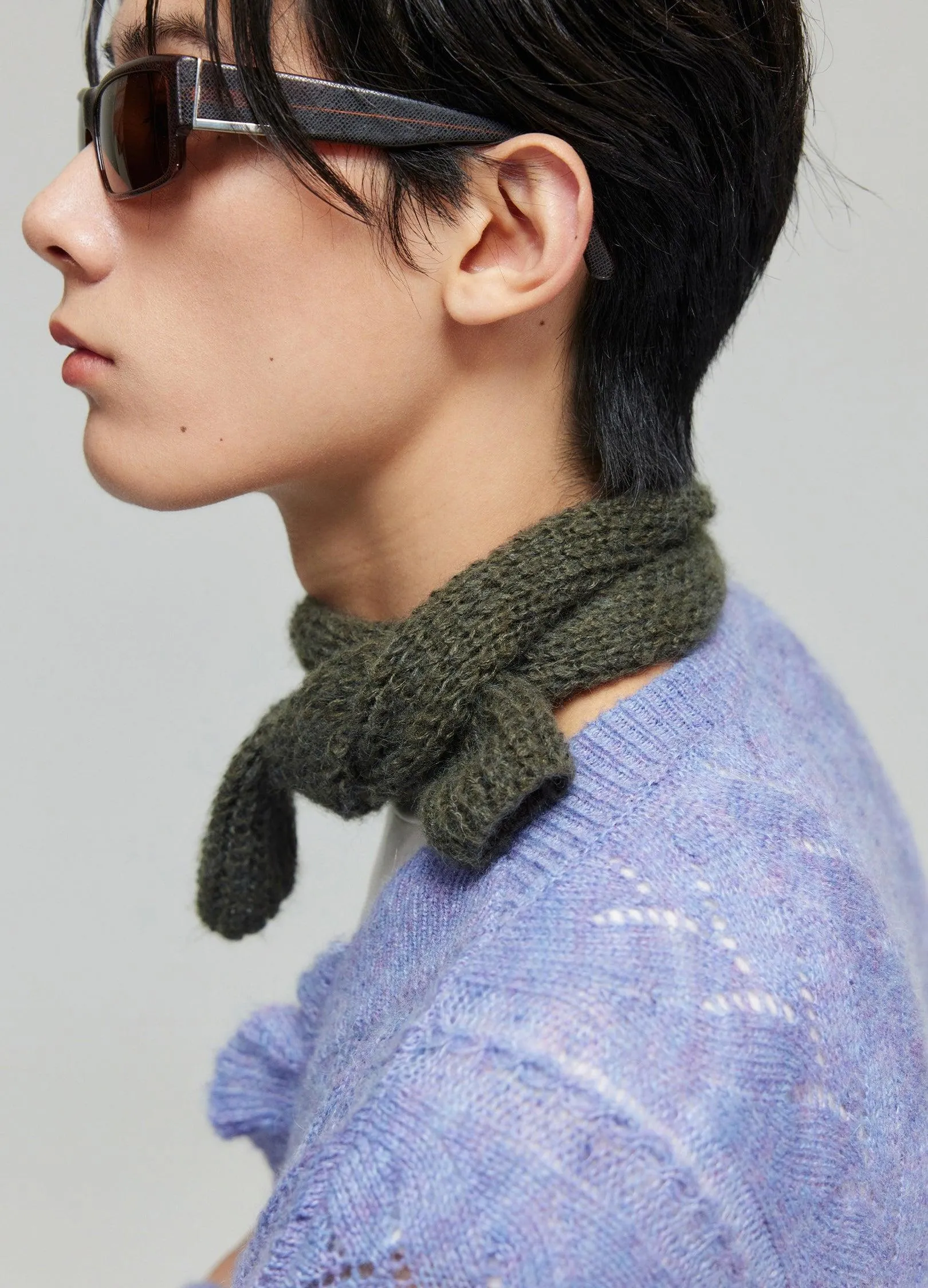 Chic Knit Mini Scarf