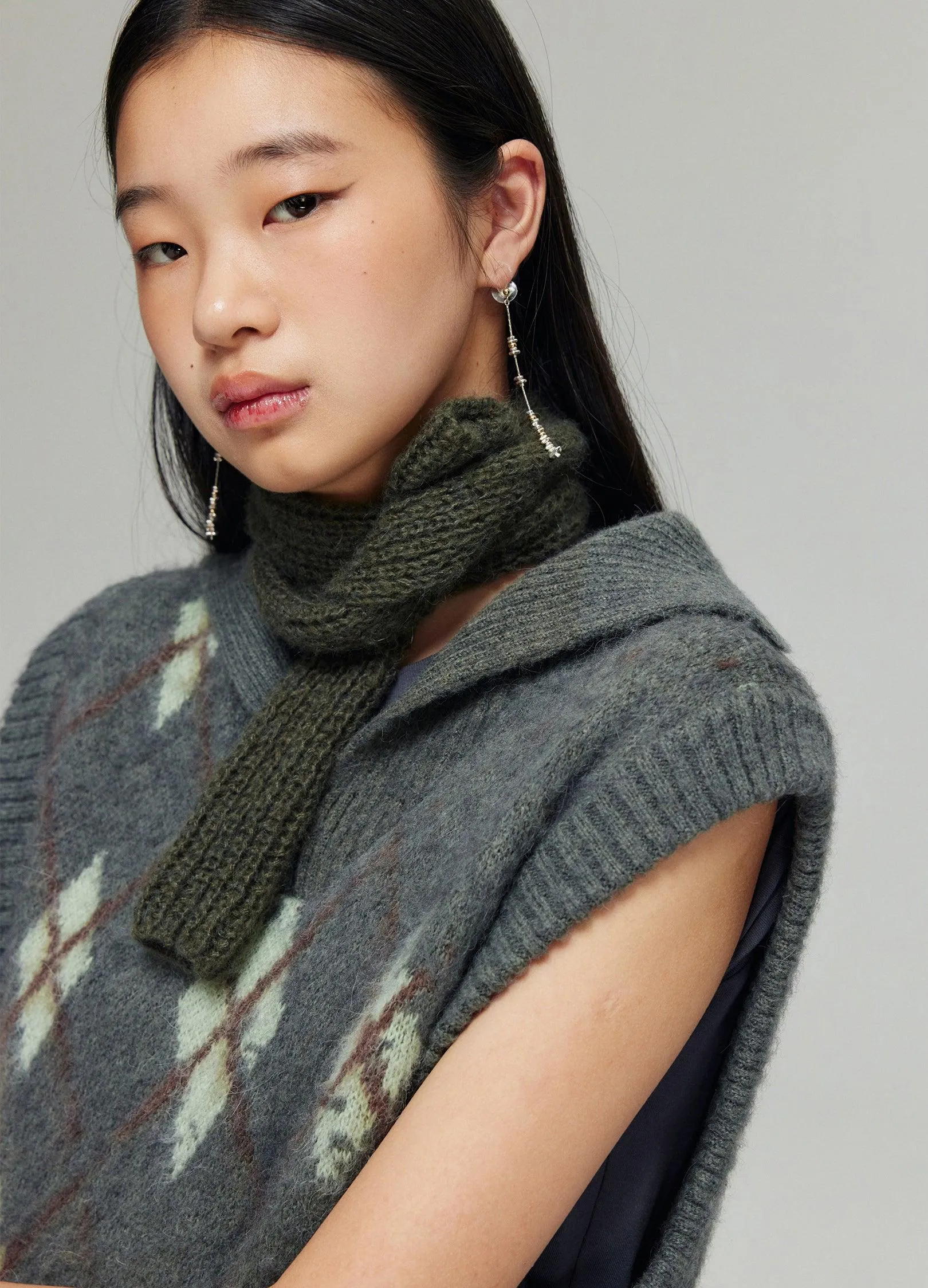 Chic Knit Mini Scarf