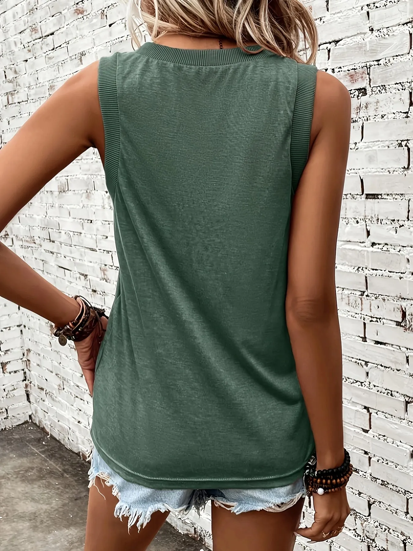 Chic VNeck Tank  Perfect for Spring  Summer Style