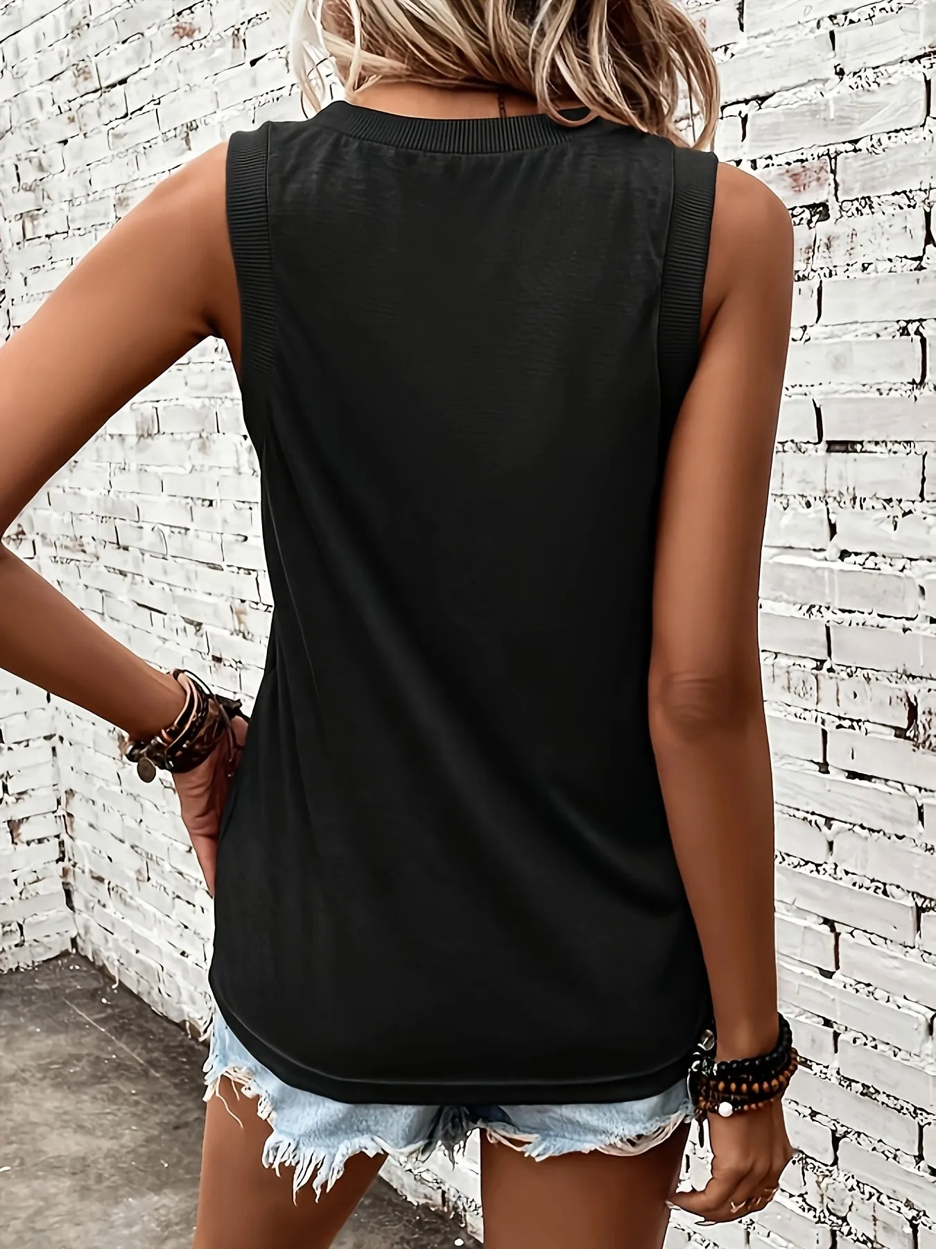 Chic VNeck Tank  Perfect for Spring  Summer Style