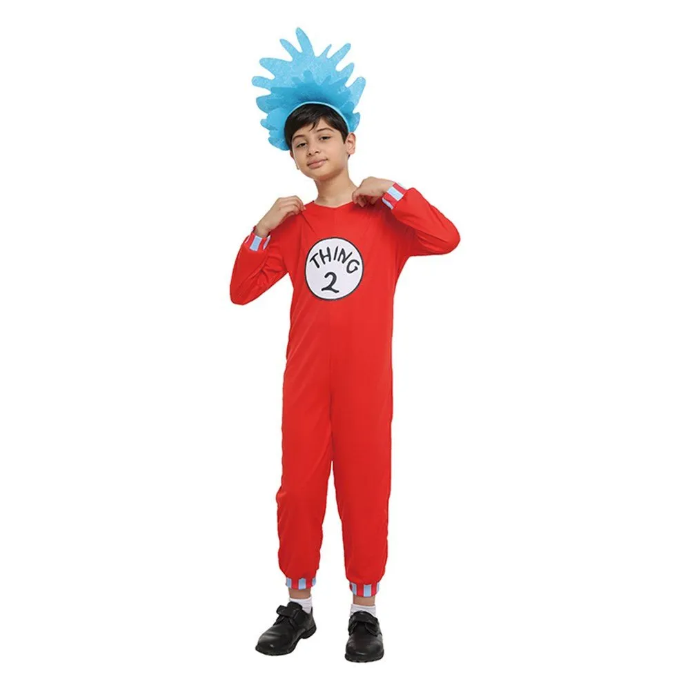 Children Dr Seuss Thing 2 Boy Costume