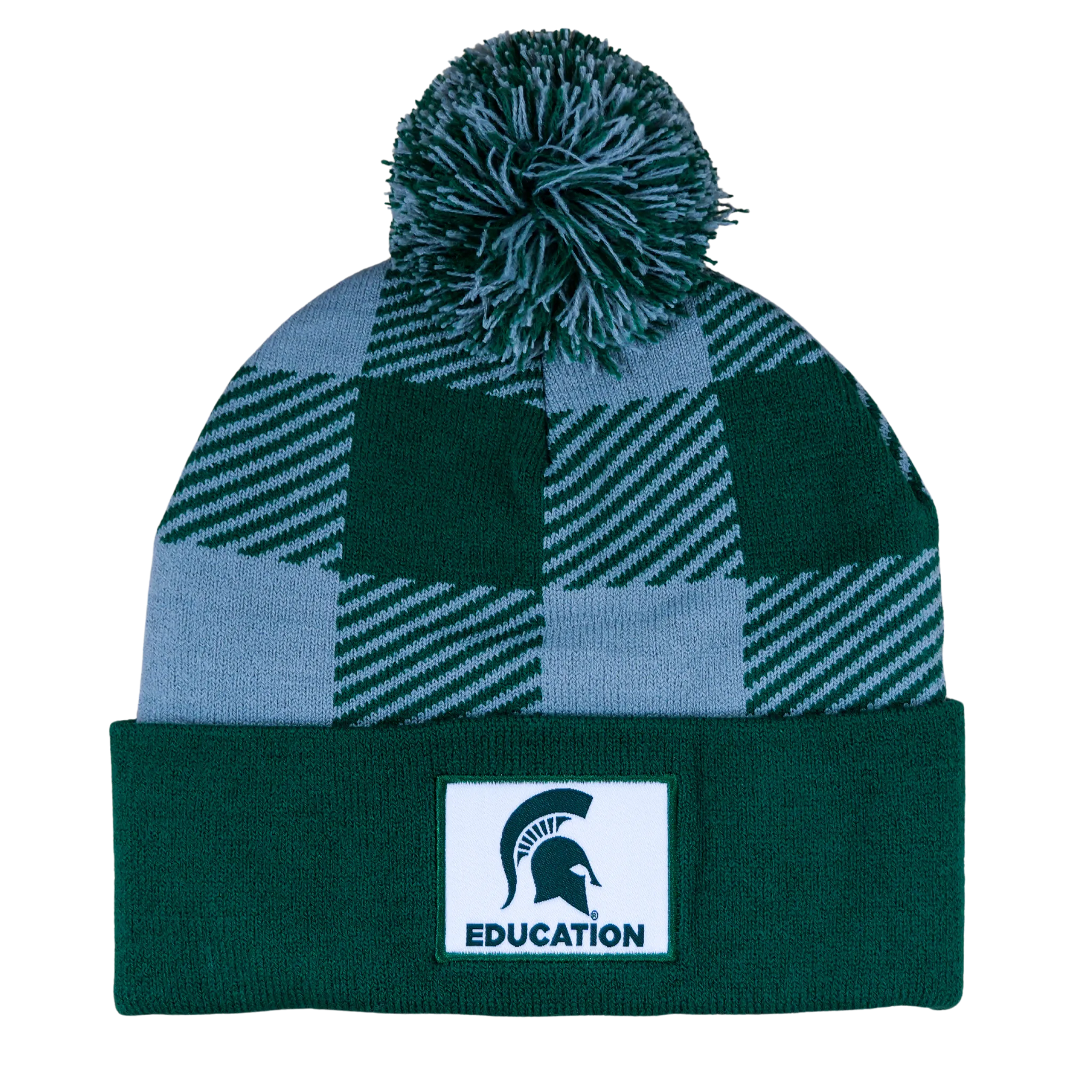 College of Education "Education" Plaid Beanie