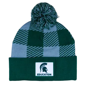 College of Education "Education" Plaid Beanie