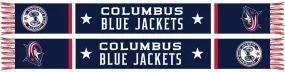 COLUMBUS BLUE JACKETS SCARF - Home Jersey (HD Knit)