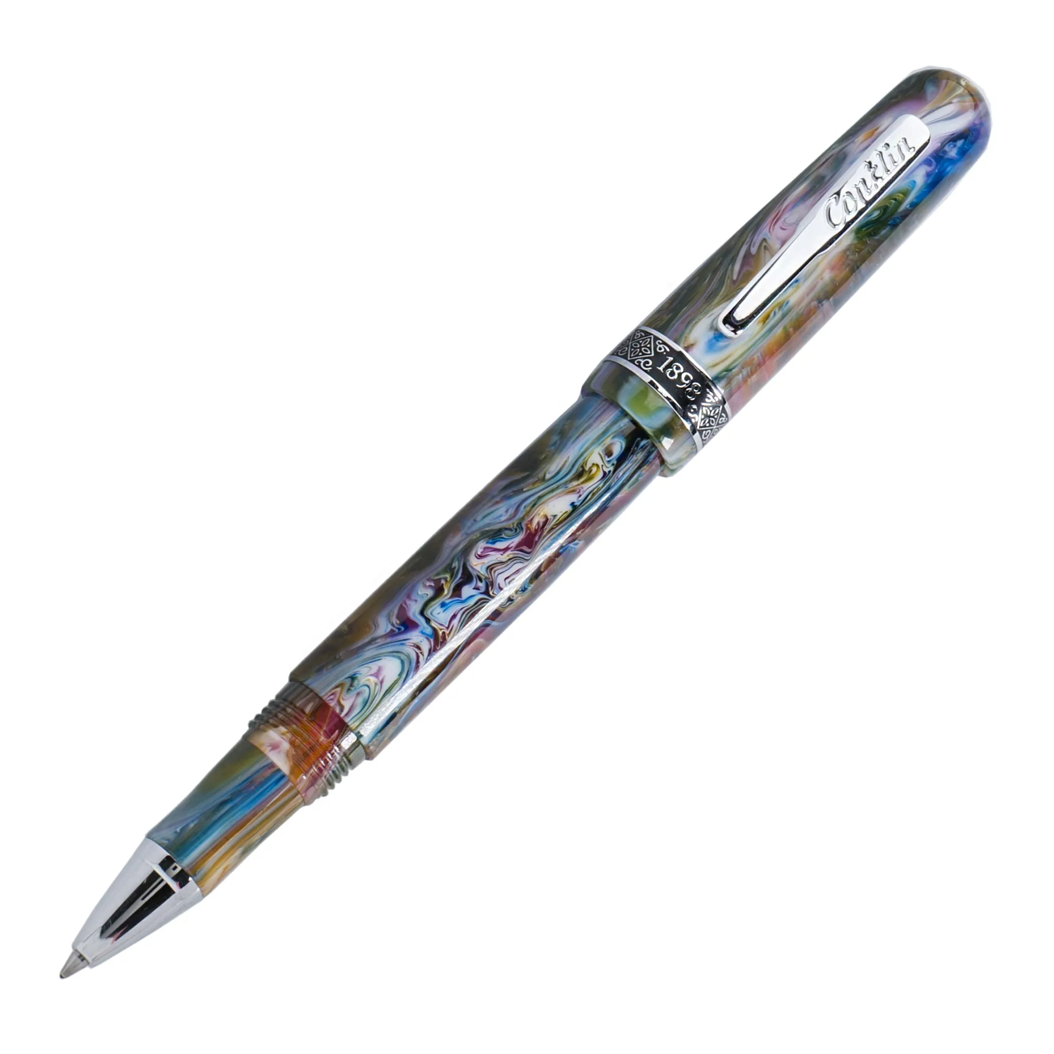 CONKLIN Duraflex (1898) Rollerball Pen - Misto Green