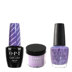 Cosmo 3in1 Dipping Powder   Gel Polish   Nail Lacquer (Matching OPI), 2oz, CB87