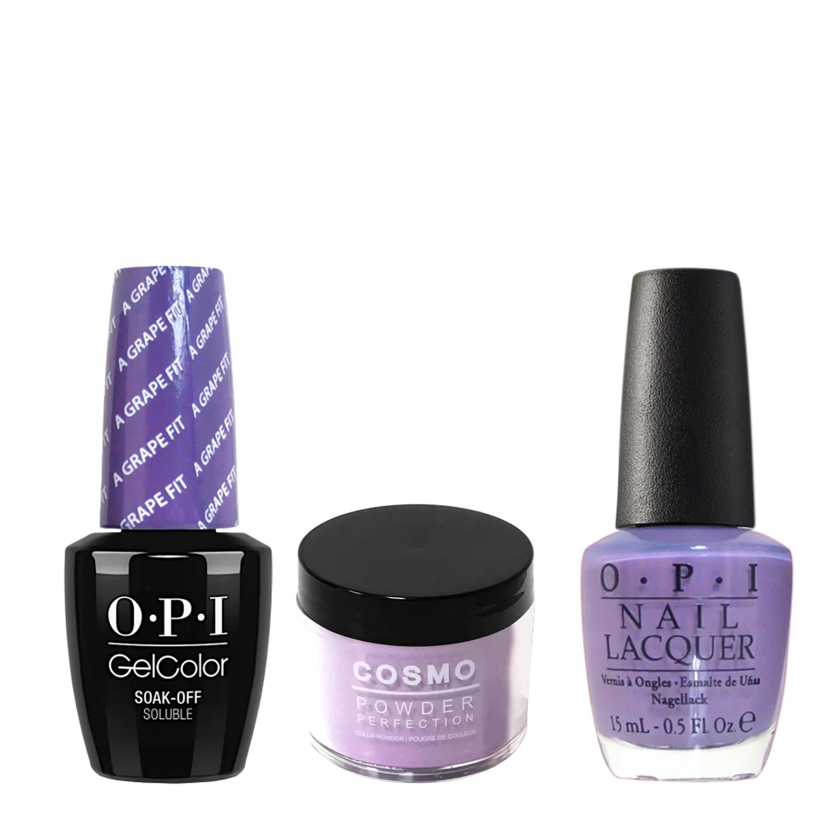 Cosmo 3in1 Dipping Powder   Gel Polish   Nail Lacquer (Matching OPI), 2oz, CB87