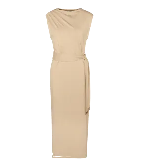 Courtney Midi Dress - Beige